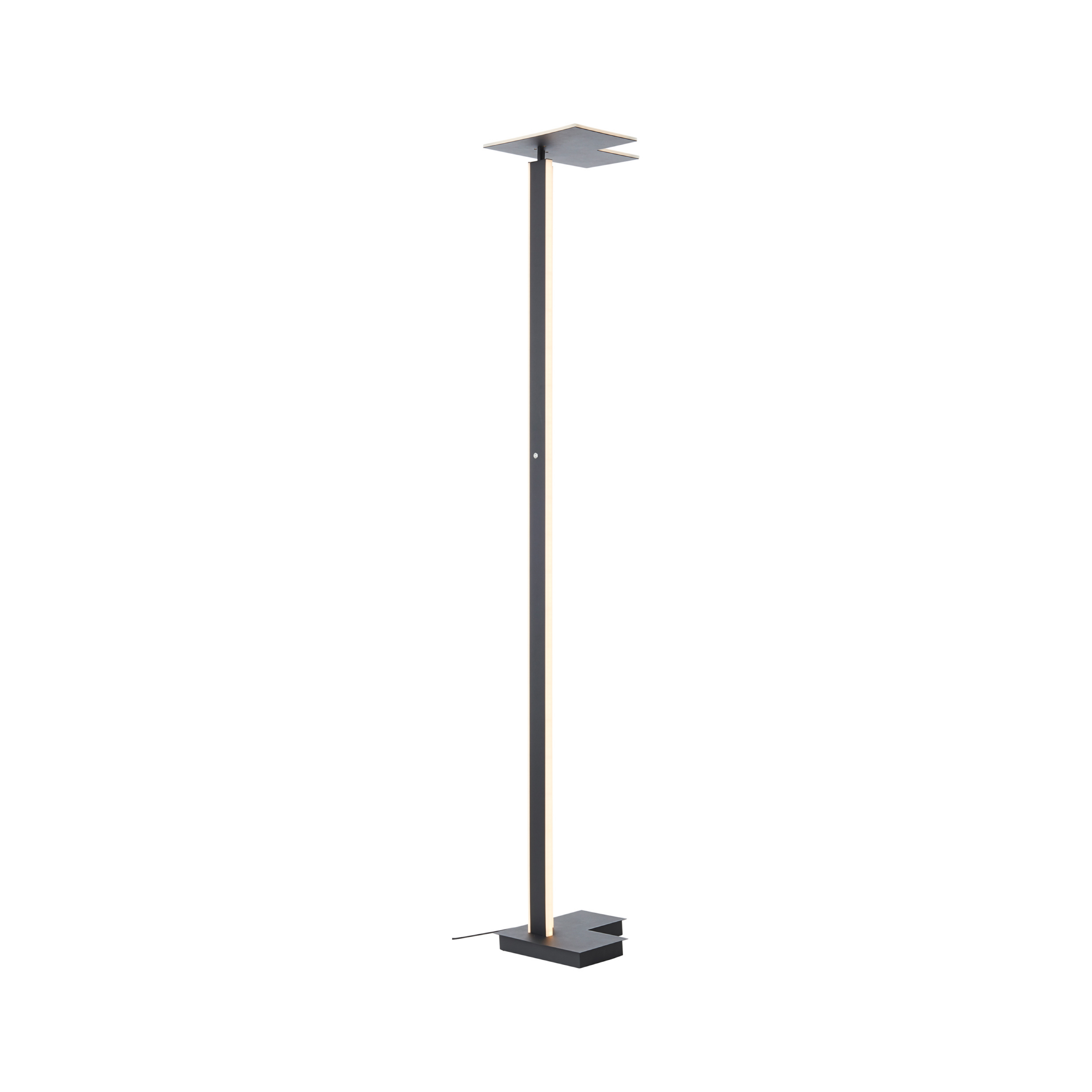 Lampadaire LED Mora, anthracite, hauteur 178 cm, métal