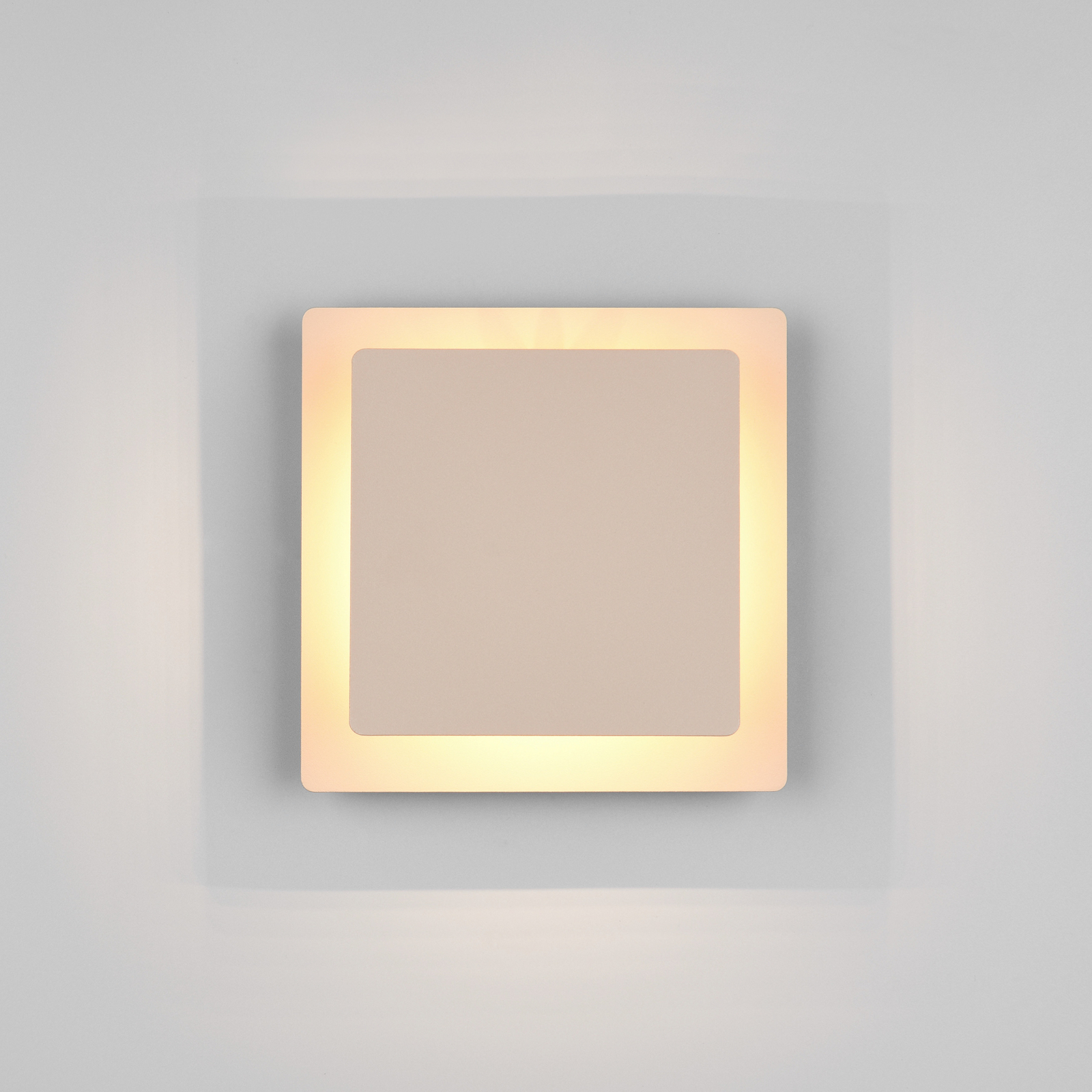Applique murale LED Mio, couleur beige, largeur 18 cm, métal