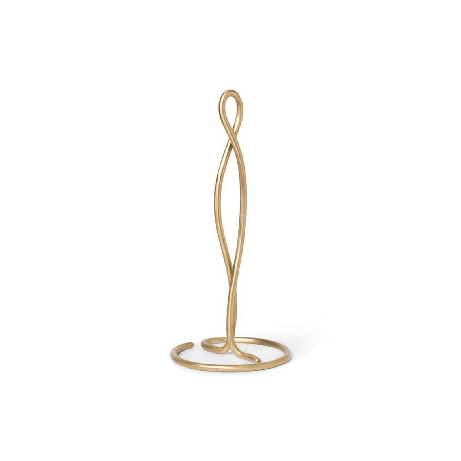 Curvature Paper Towel Holder Brass - ferm LIVING