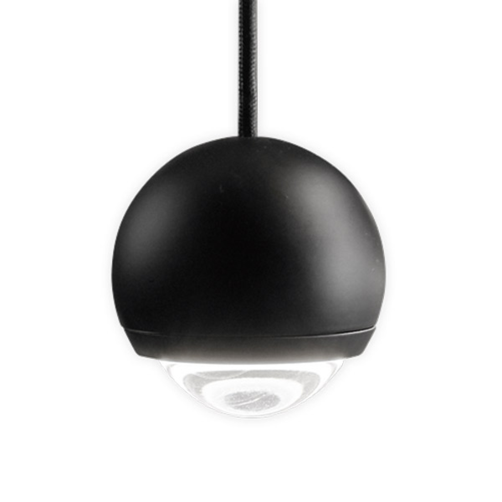 EGG Cleo LED pendant light, black