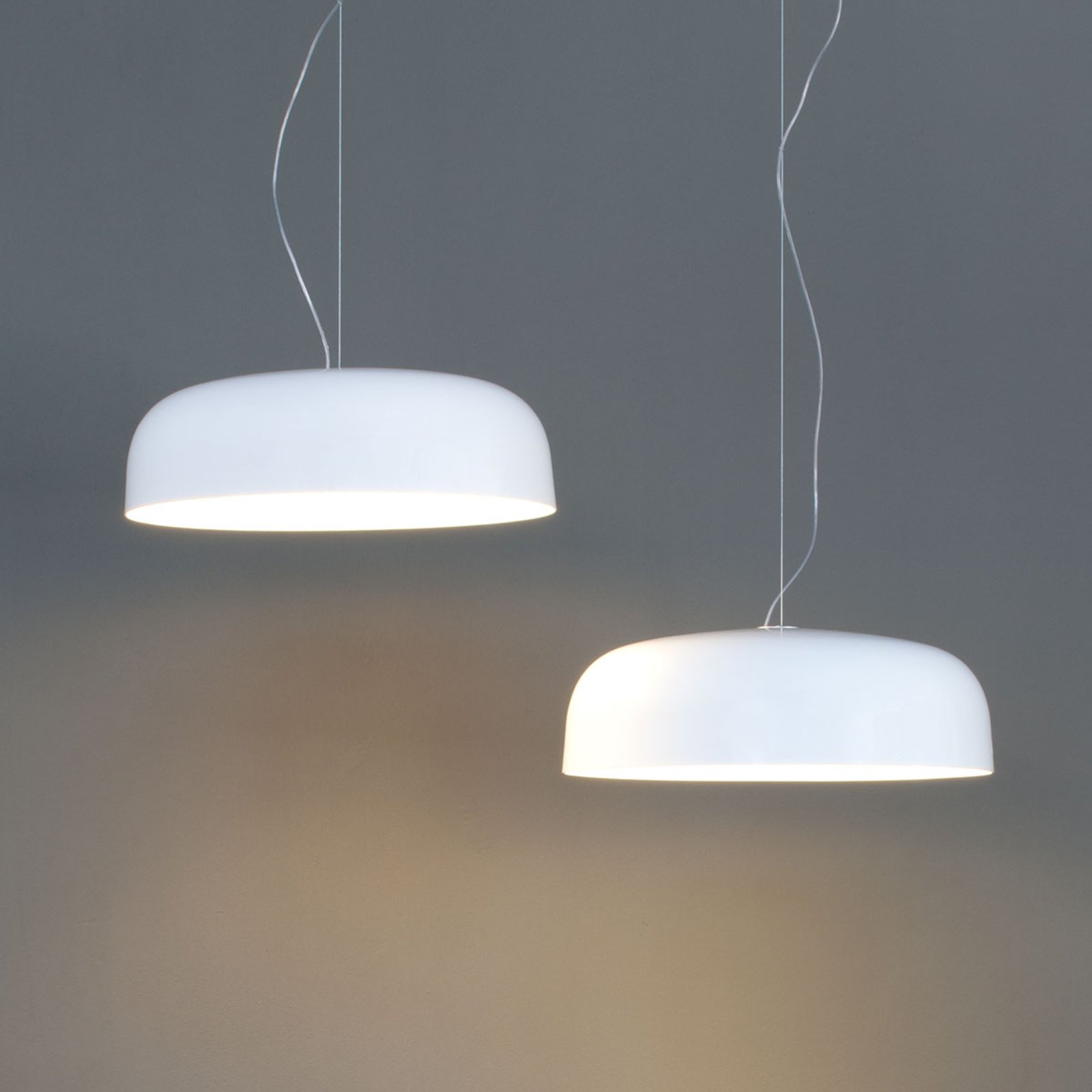 Oluce Canopy - Pendant light, 60 cm, white