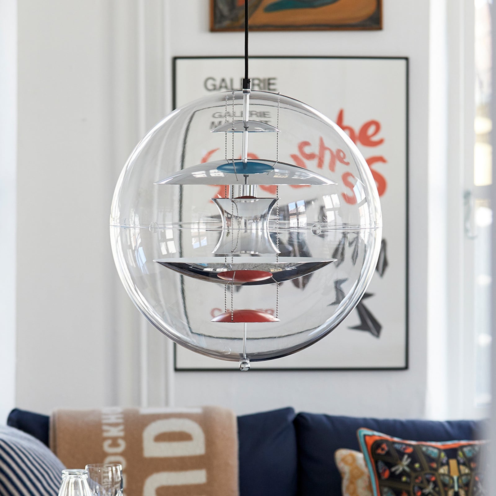 VP Globe 40 Alu Pendel Verpan - Stue - Design - Plastik - Med én lyskilde