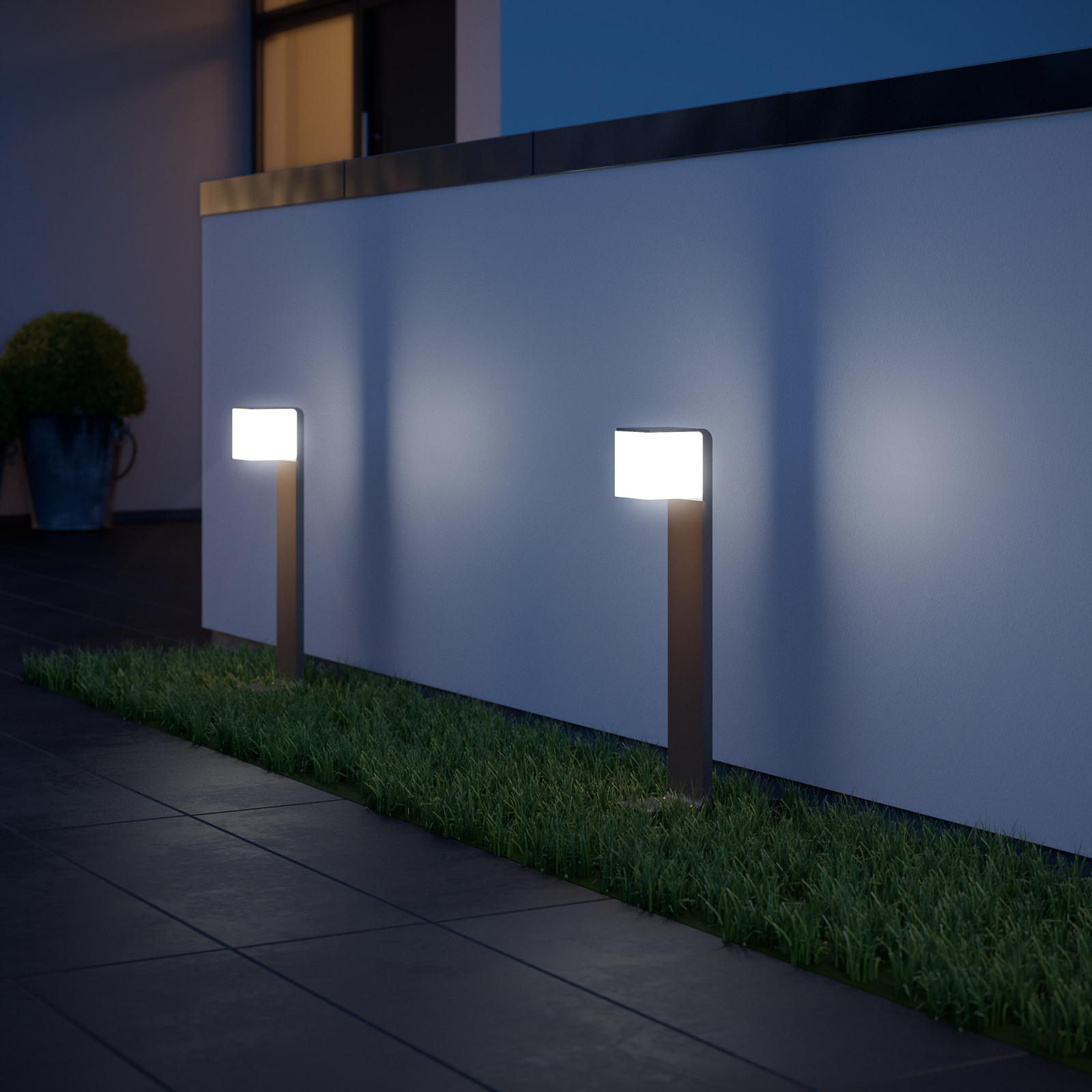 GL 80 SC LED-gatelampe, antrasitt, 63 cm – STEINEL GL 80 SC LED-gatelampe, antrasitt, 63 cm – STEINEL