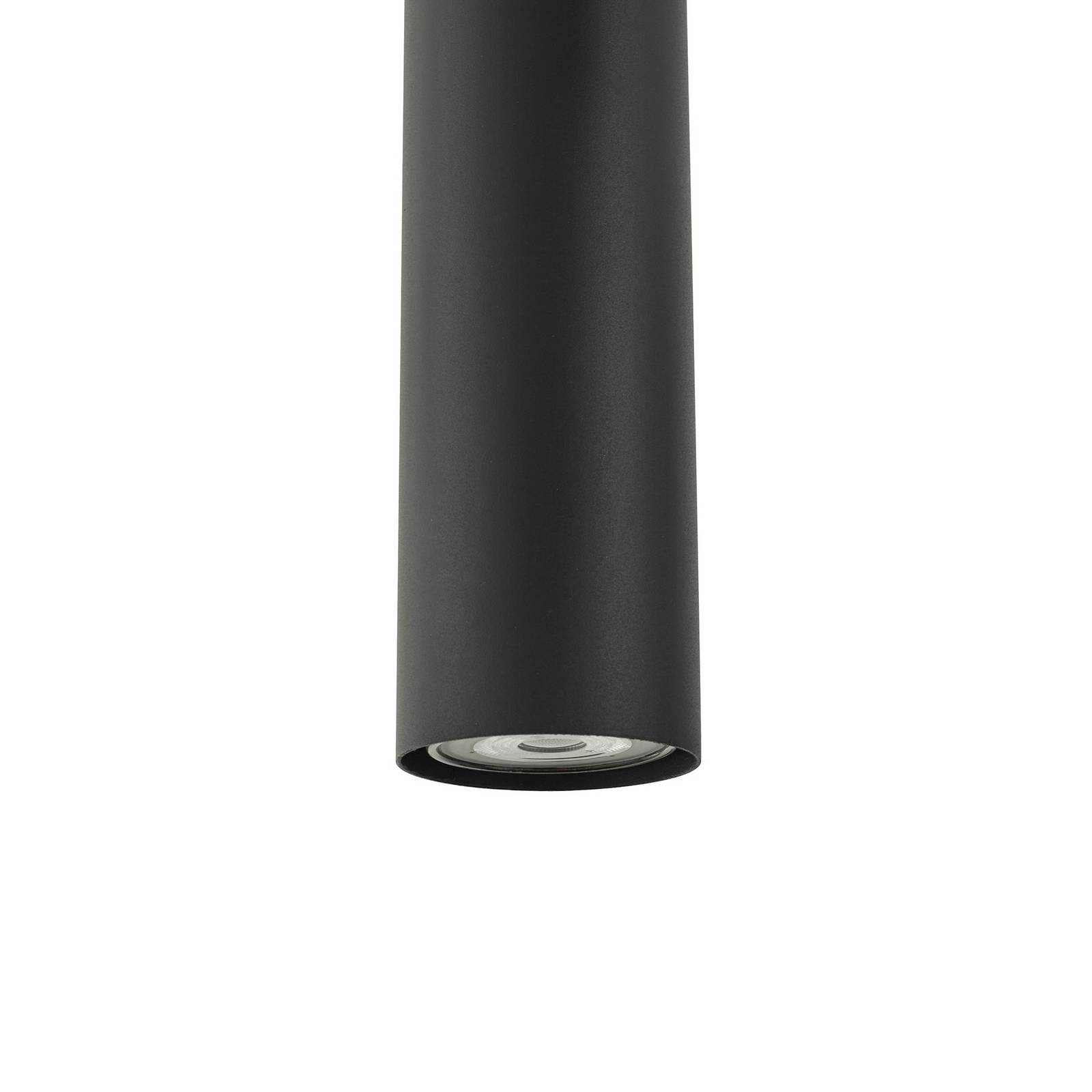 Lampa wisząca Lindby Joffrey, Ø 24 cm, czarna, 3-punktowa, GU10