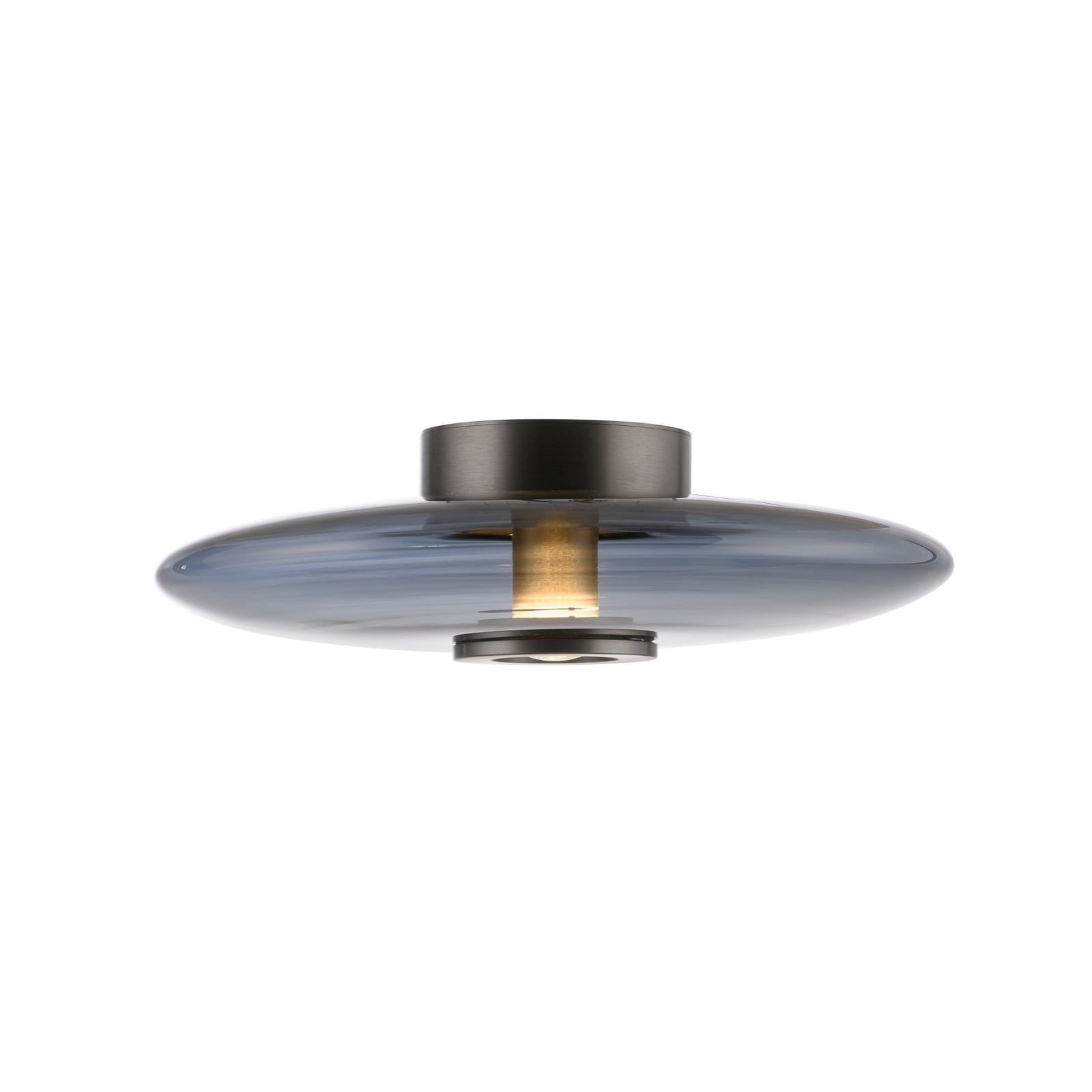 Vitrum LED-Deckenlampe, grau, Glas/Aluminium, Ø 45 cm - PURE Vitrum LED-Deckenlampe, grau, Glas/Aluminium, Ø 45 cm - PURE