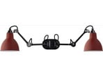 204 Double Aplique de Pared Black/Red - Lampe Gras