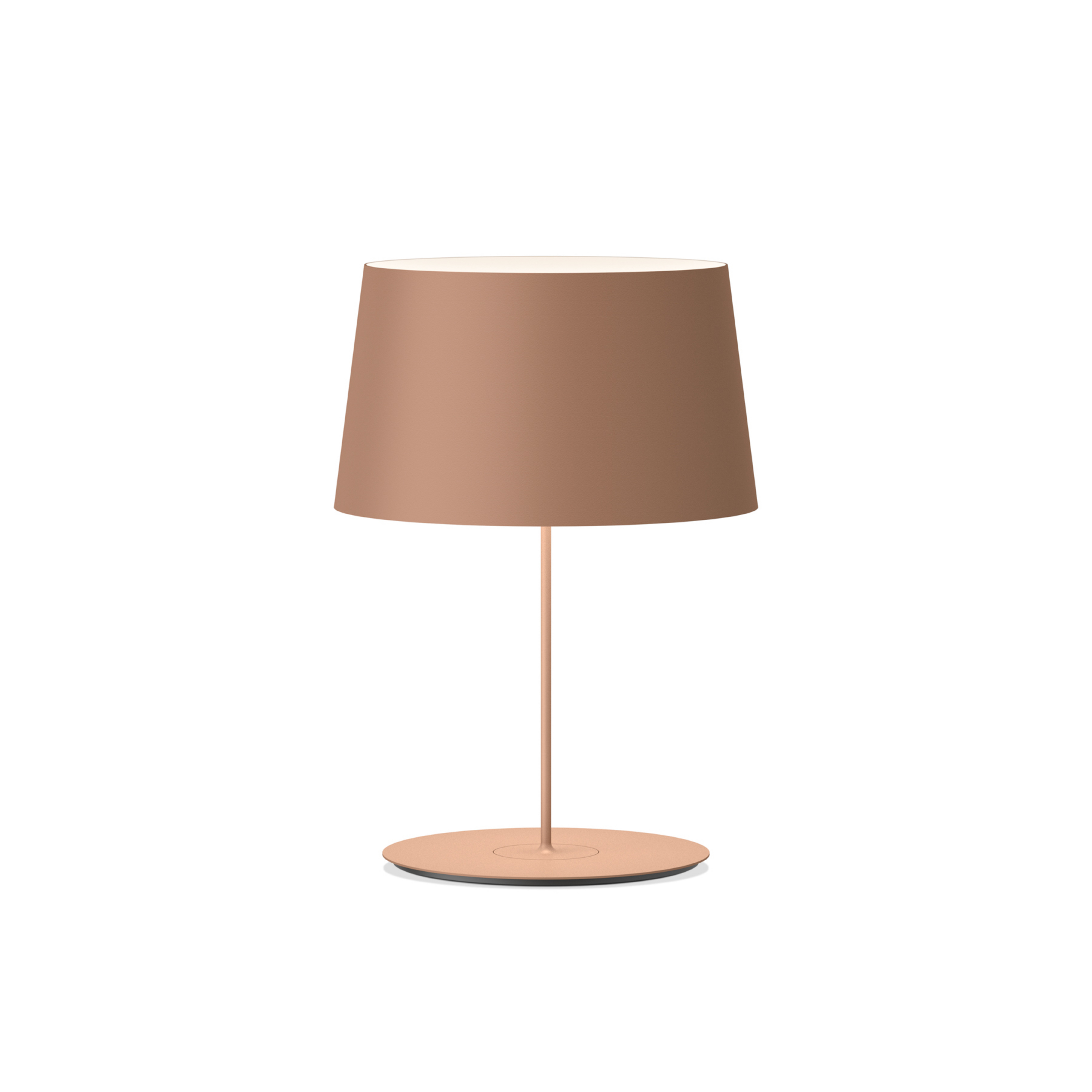 Warm 4901 Table lamp, brown, Ø 42 cm - Vibia