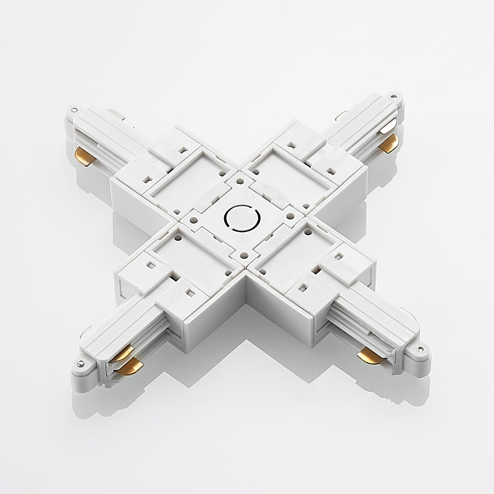Lindby Linaro X-connector 1-circuit system, white