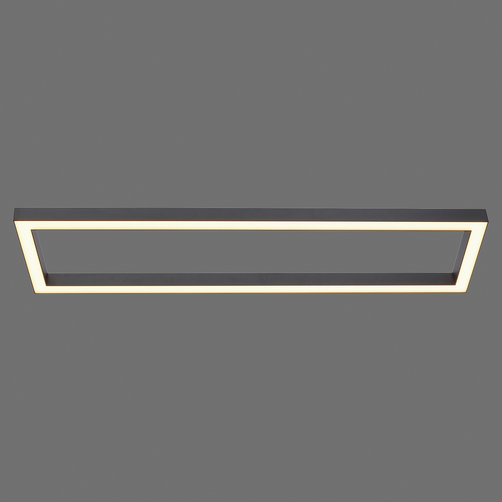PURE Lines LED-taklampa, kantig, antracit