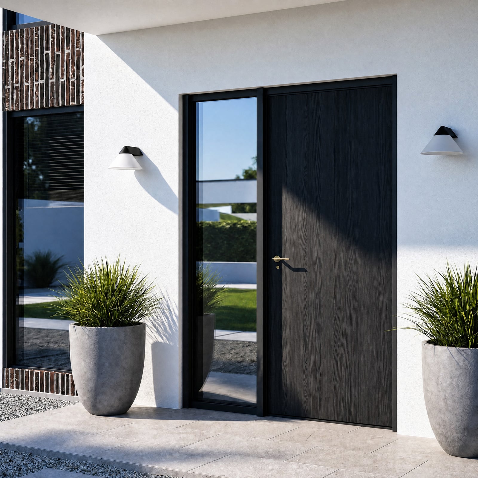 Linas Candeeiro de Parede Exterior Black - Nordlux Linas Candeeiro de Parede Exterior Black - Nordlux