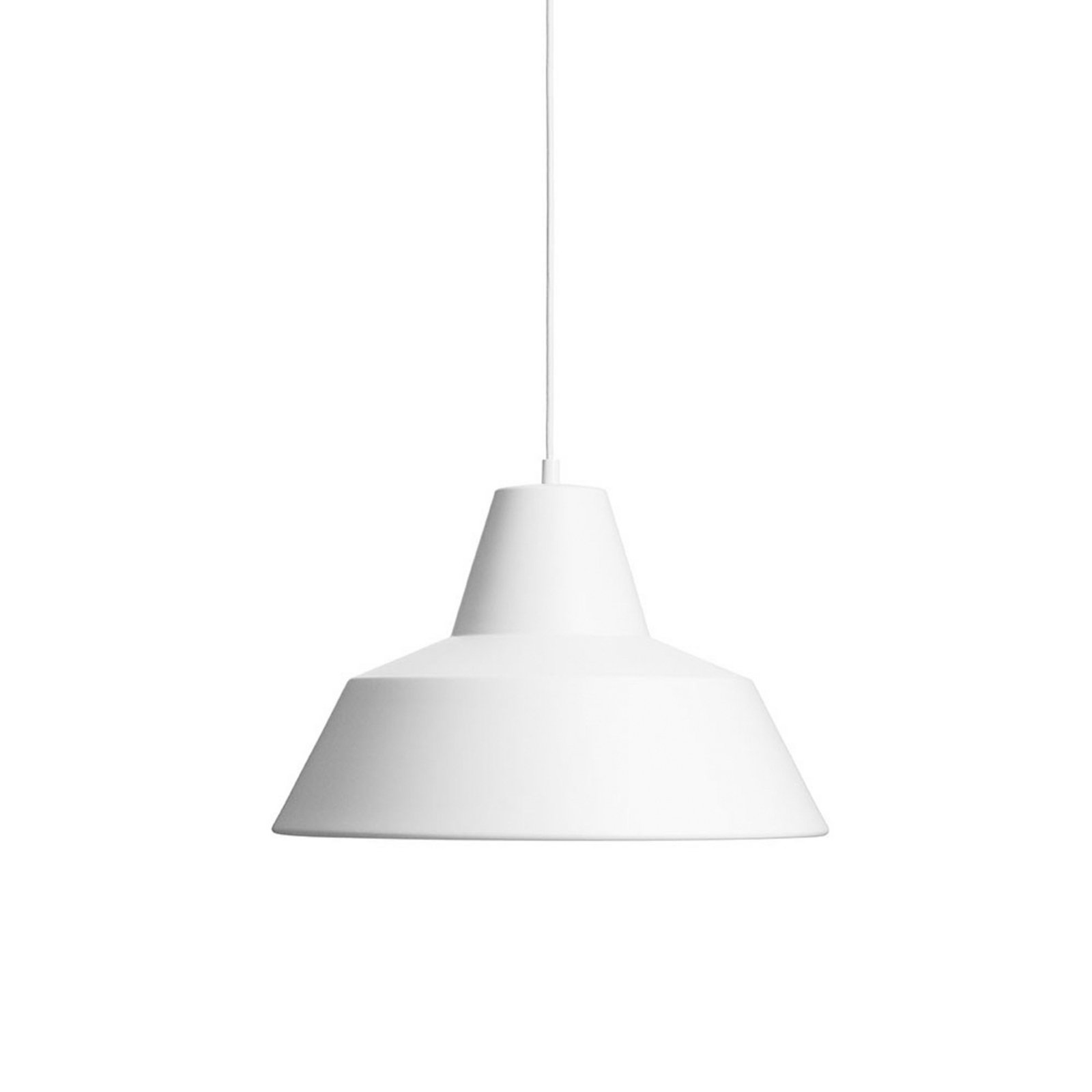 Workshop Lamp W1 Matte White - Made By Hand