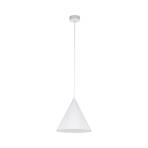 "Cono" pakabinamas šviestuvas, baltas, Ø 25 cm, plienas, viena lemputė