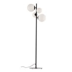 Lampa stojąca Dione, czarna, 4-punktowa – ALDEX