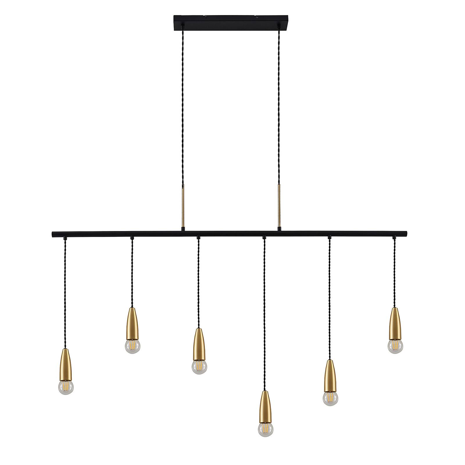 Lucande Pendant Light - Living / Dining Room - Hanging Light - dimmable - Design - Black