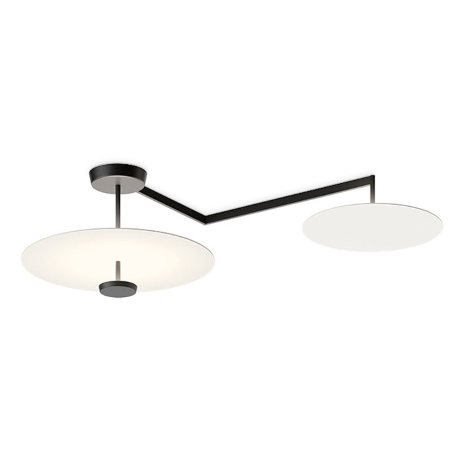 Flat LED-Deckenleuchte 3-flg. Ø 55 cm weiß - Vibia Flat LED-Deckenleuchte 3-flg. Ø 55 cm weiß - Vibia
