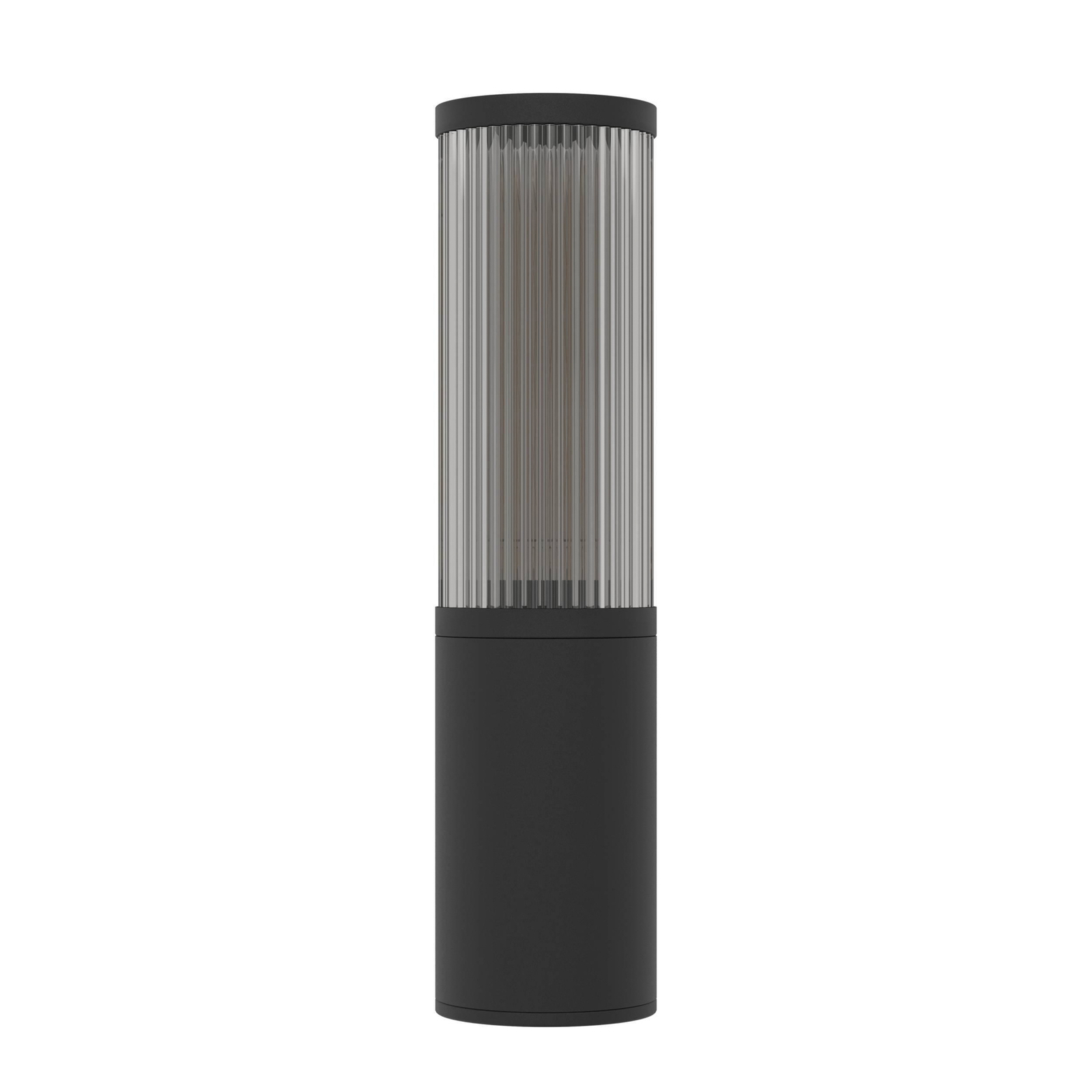 Salle outdoor wall light, height 31 cm, black, aluminium