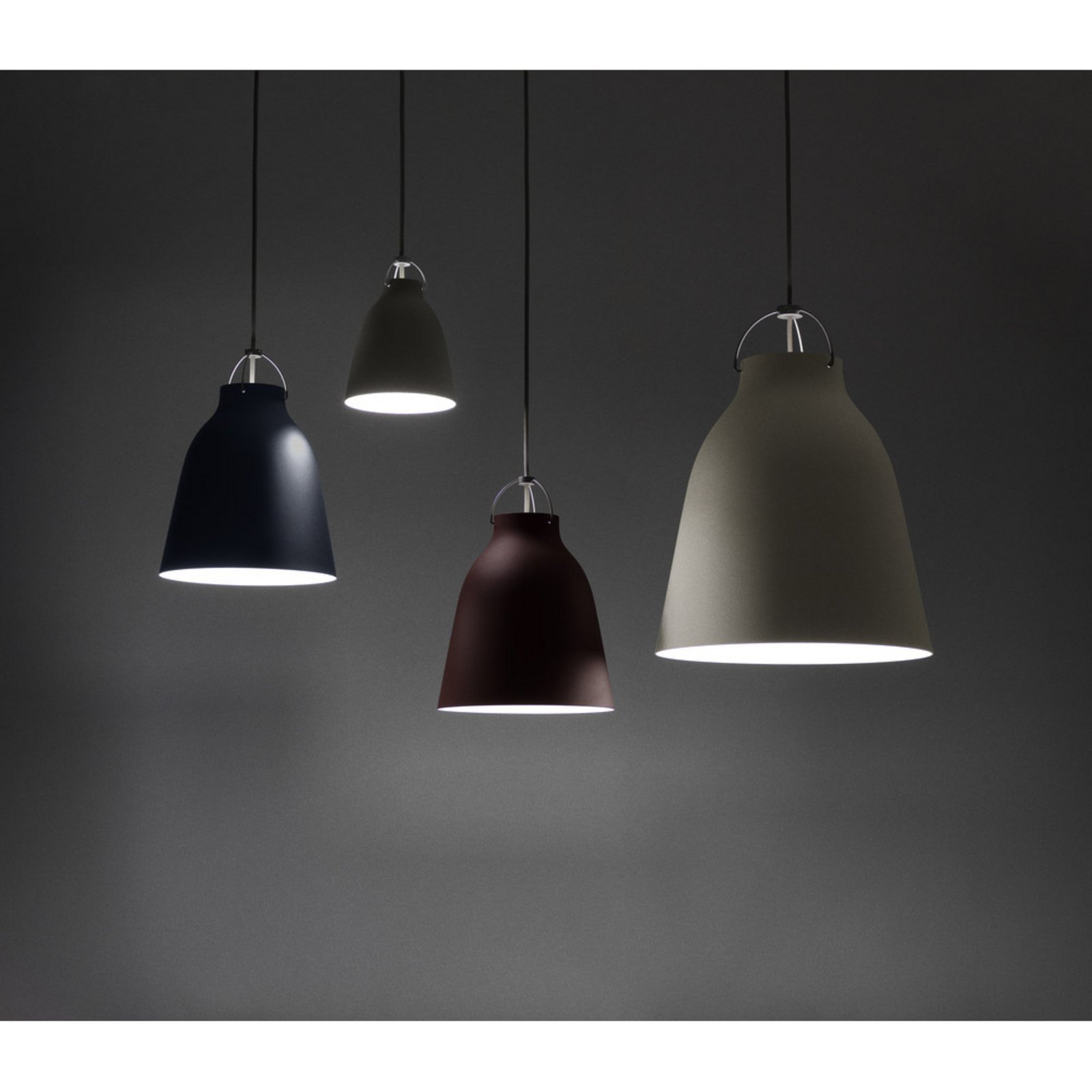 Caravaggio™ P1 Pendant Matt Grey45 - Fritz Hansen