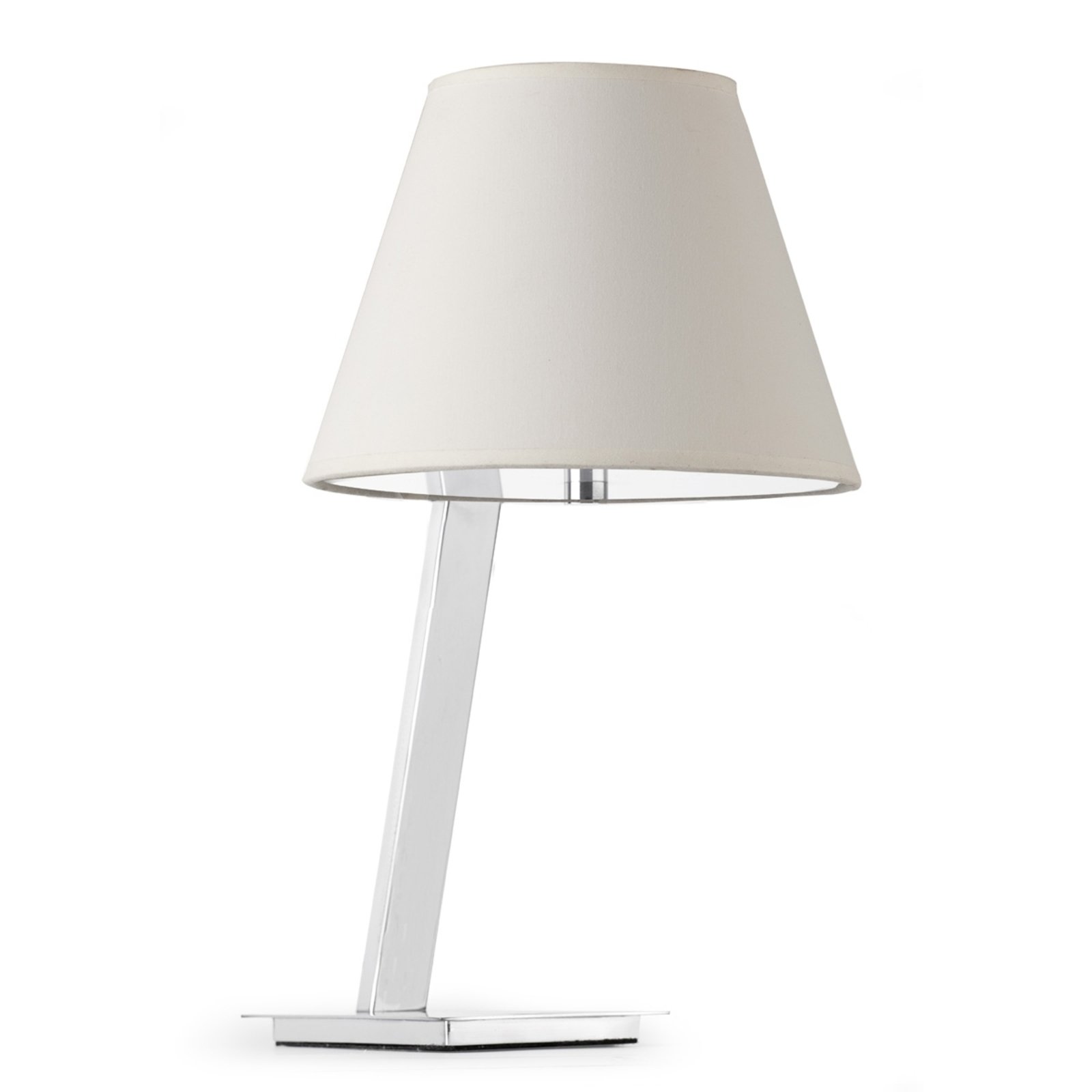 Przepiękna w formie lampa stołowa MOMA biała