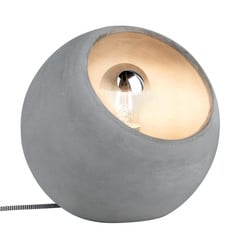 Moderna lámpara de mesa de hormigón Ingram