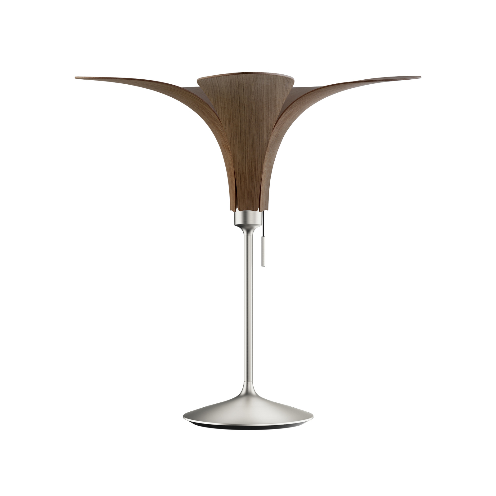 UMAGE Jazz table lamp dark oak, steel base
