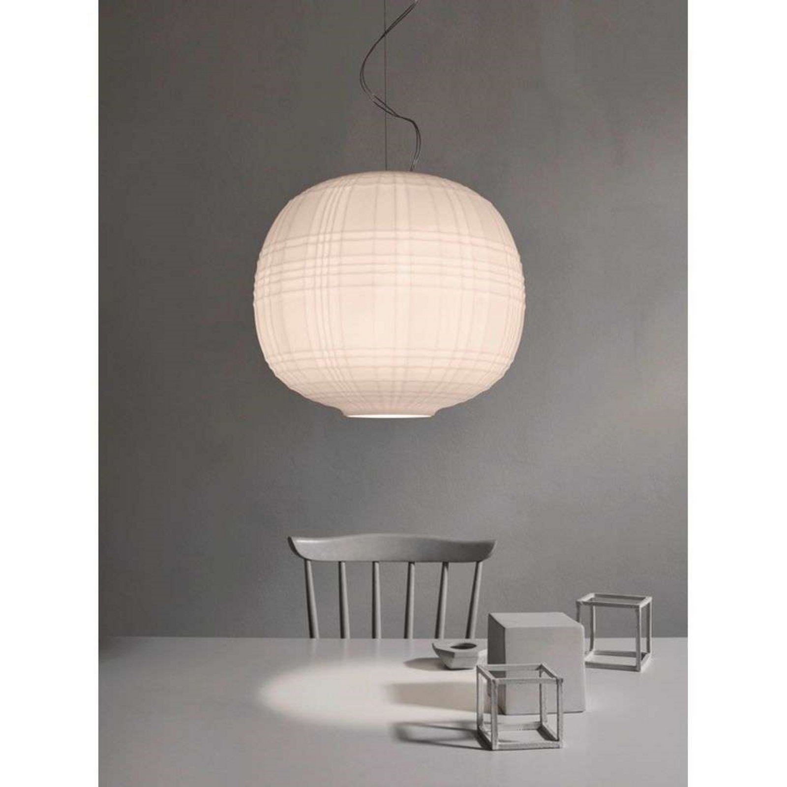 Tartan LED Lustră Pendul Dimmable White - Foscarini