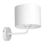 Vegglampe Soho, sylindrisk, hvit