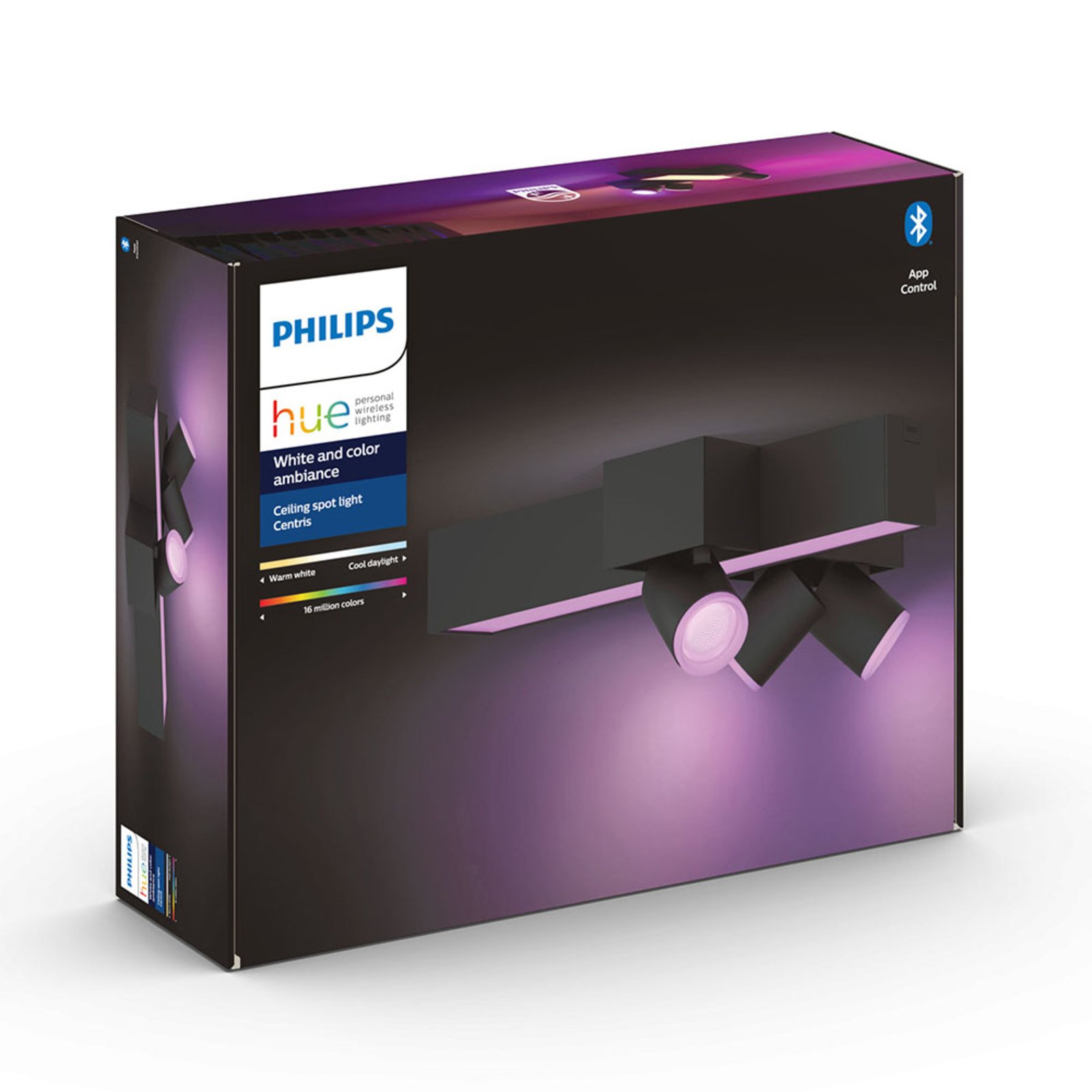Philips Hue Centris Cross 3-bulb, white&color