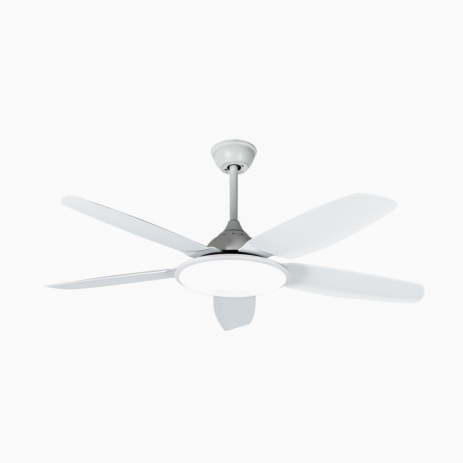 Ventilateur de plafond LED Divian, blanc, courant continu, silencieux, CCT -