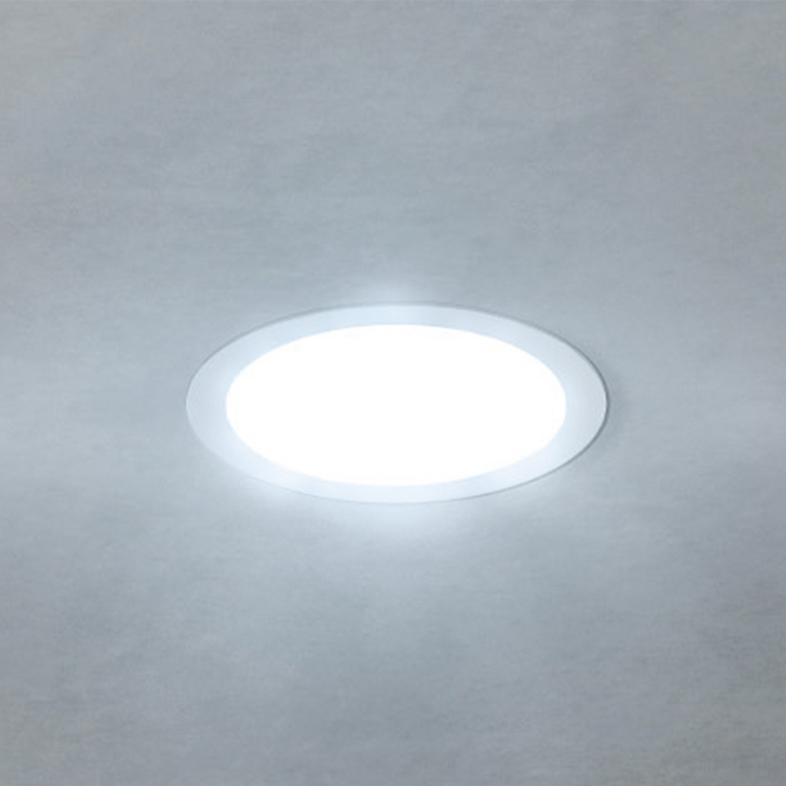 OSRAM LED-takinbyggnadslampa SLIM, Ø 12 cm, 6 500 K, vit