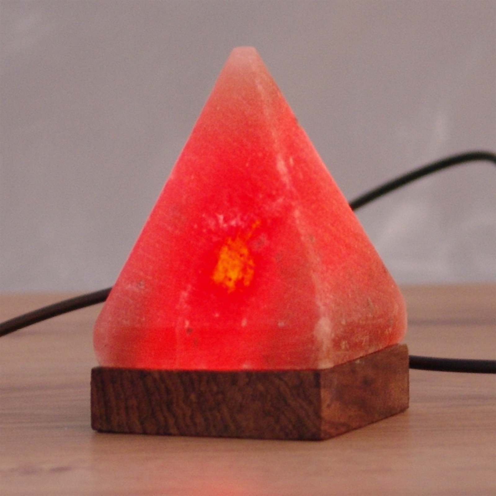 Kleine USB-tafellamp piramide voor Computer