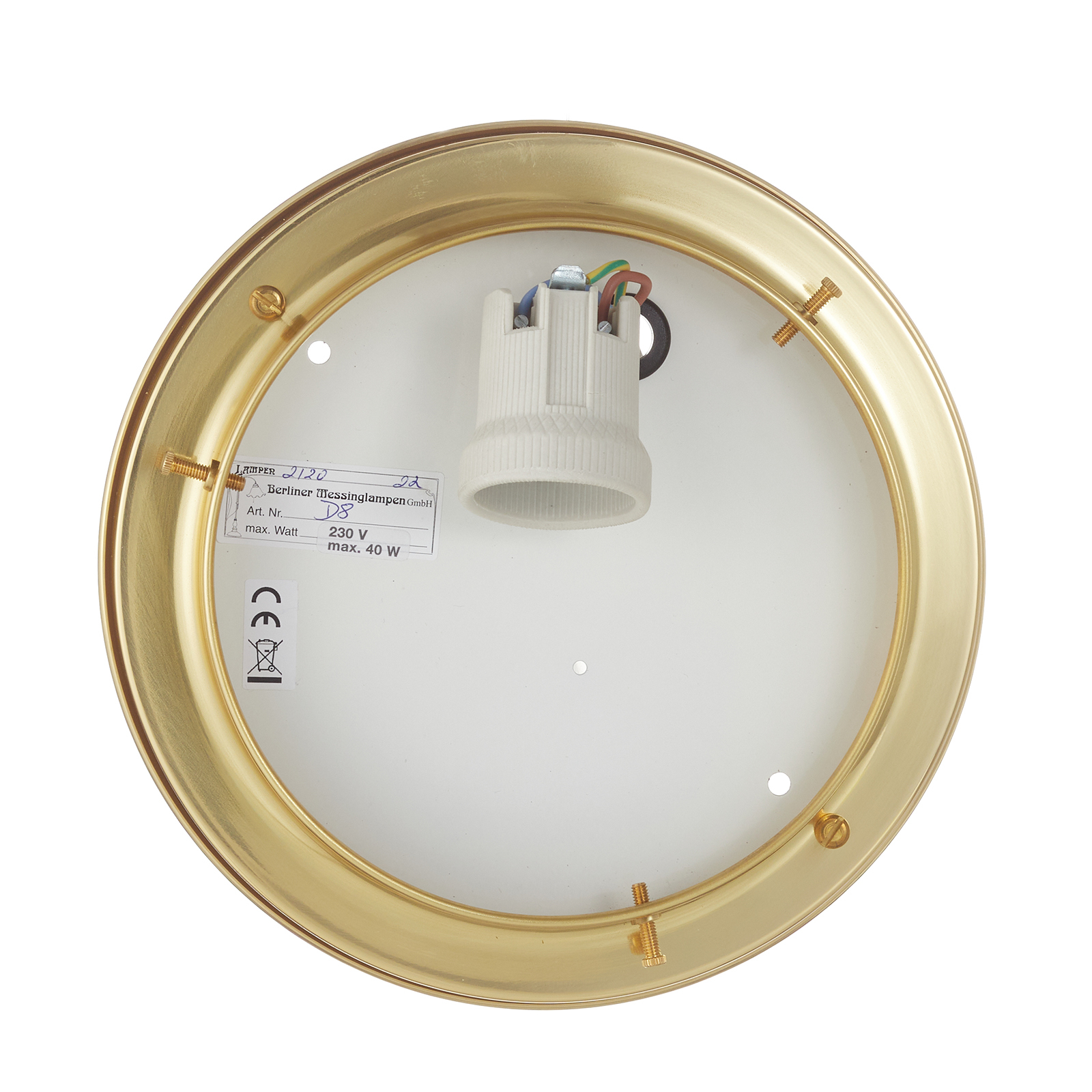 HARRY ceiling light with polished brass