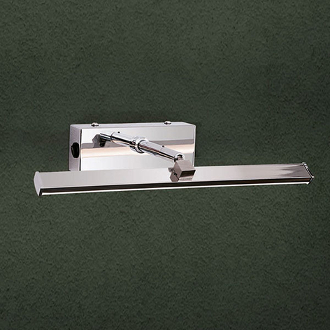 Förkromad LED-tavelbelysning Suren – 30 cm