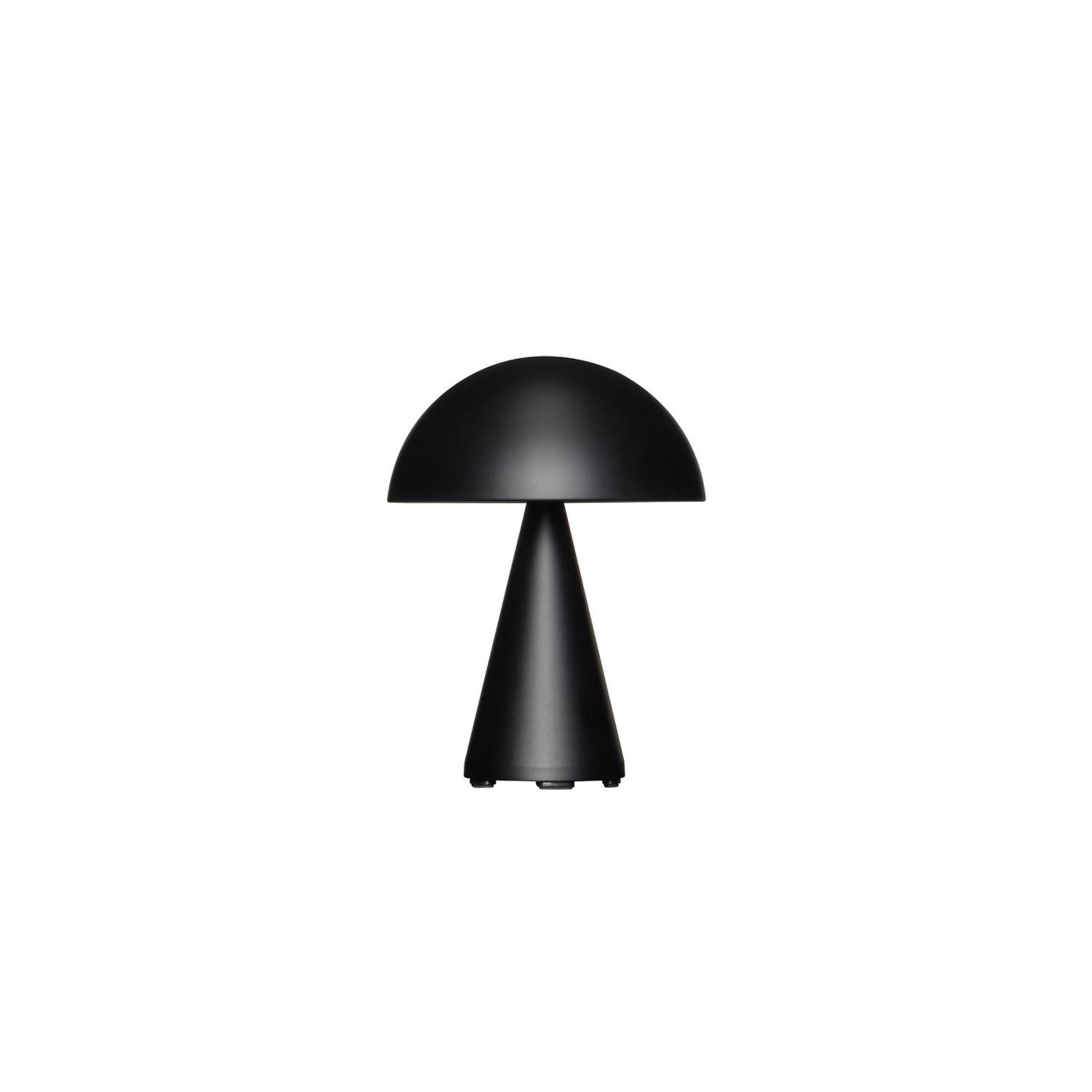 Lampa de masă cu baterie LED Mush, negru mat, înălțime 20 cm - HÜBSCH