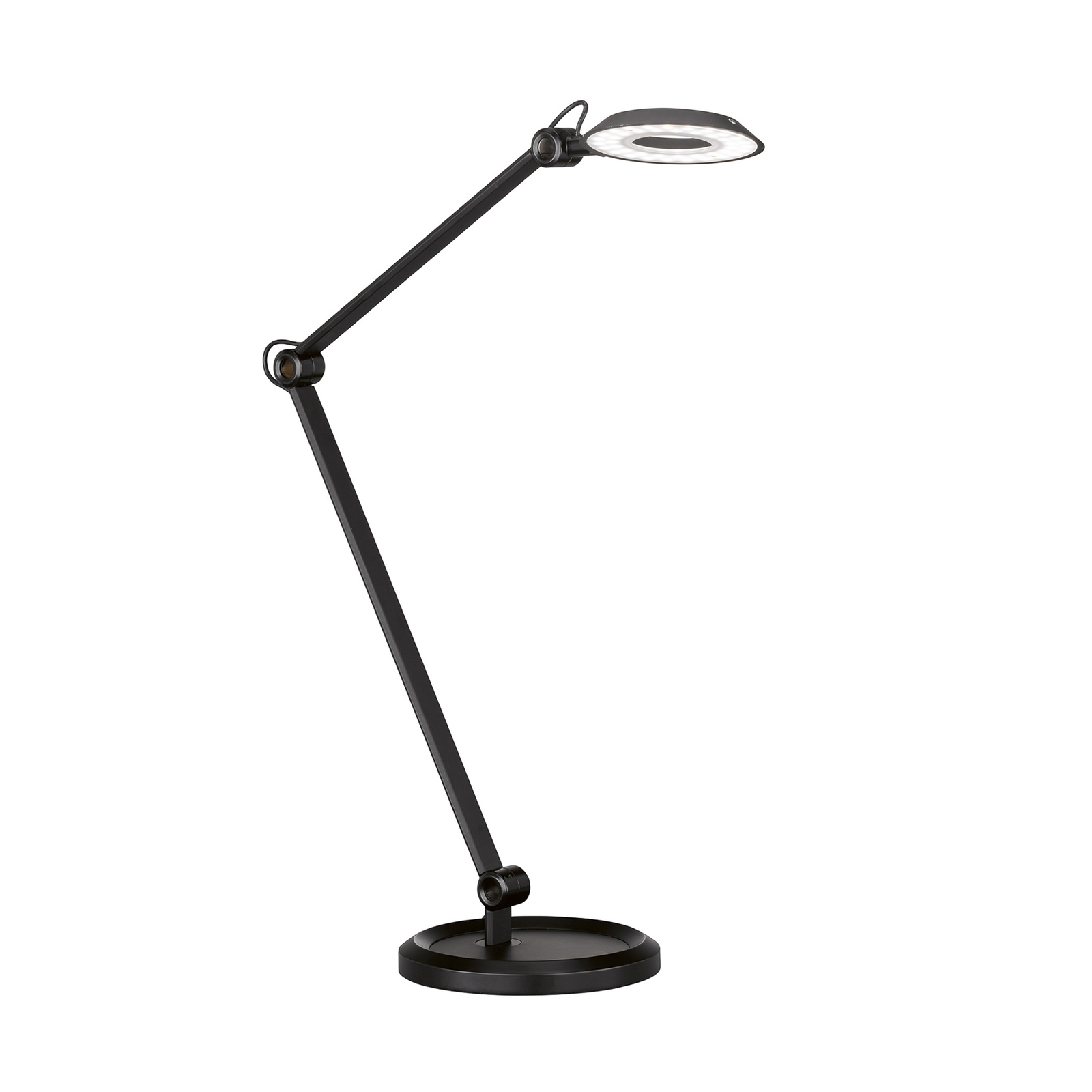 Schöner Wohnen Office LED table lamp 2 arms 65 cm