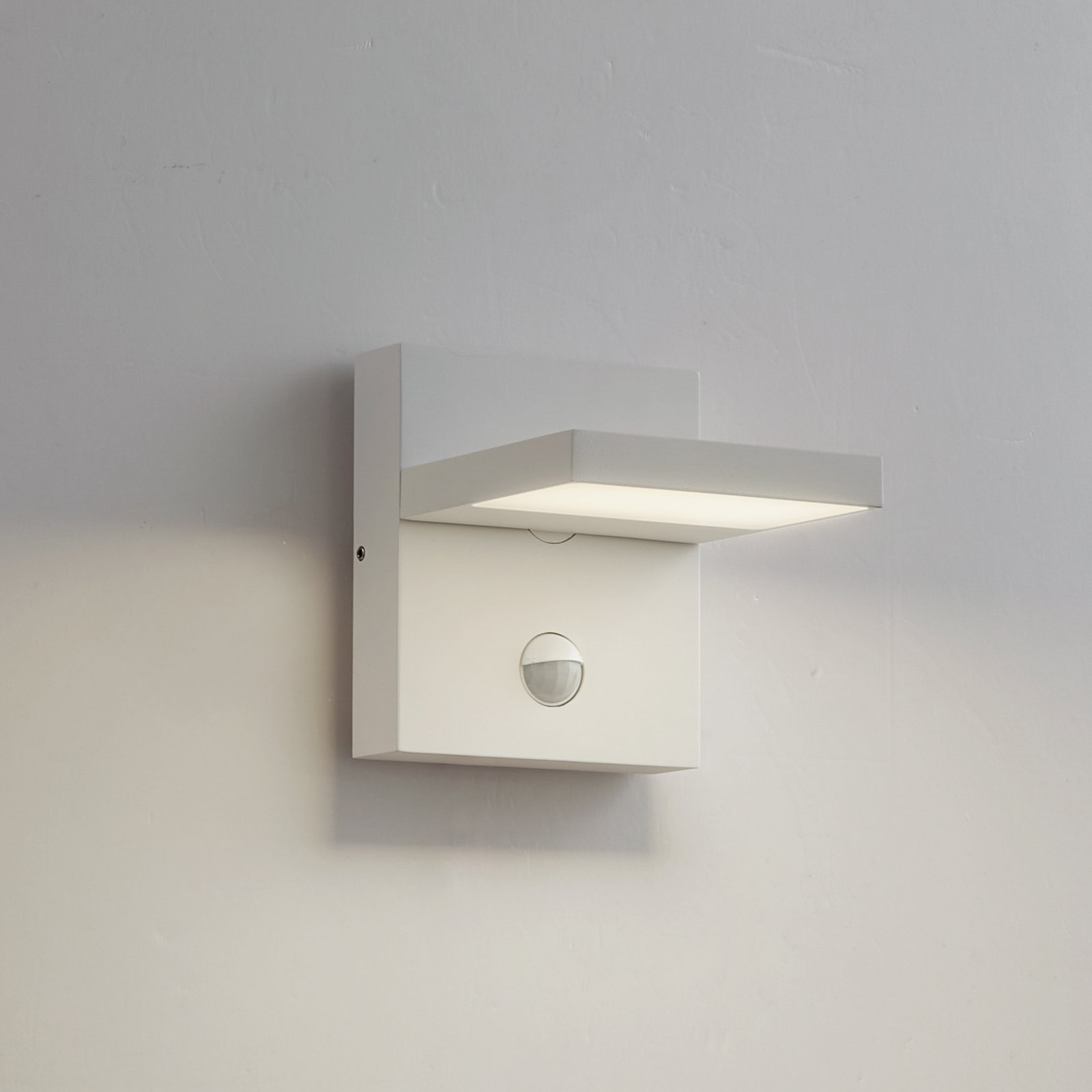 Silvan LED Na zewnątrz Lampa Ścienna w/Sensor Biały - Lucande