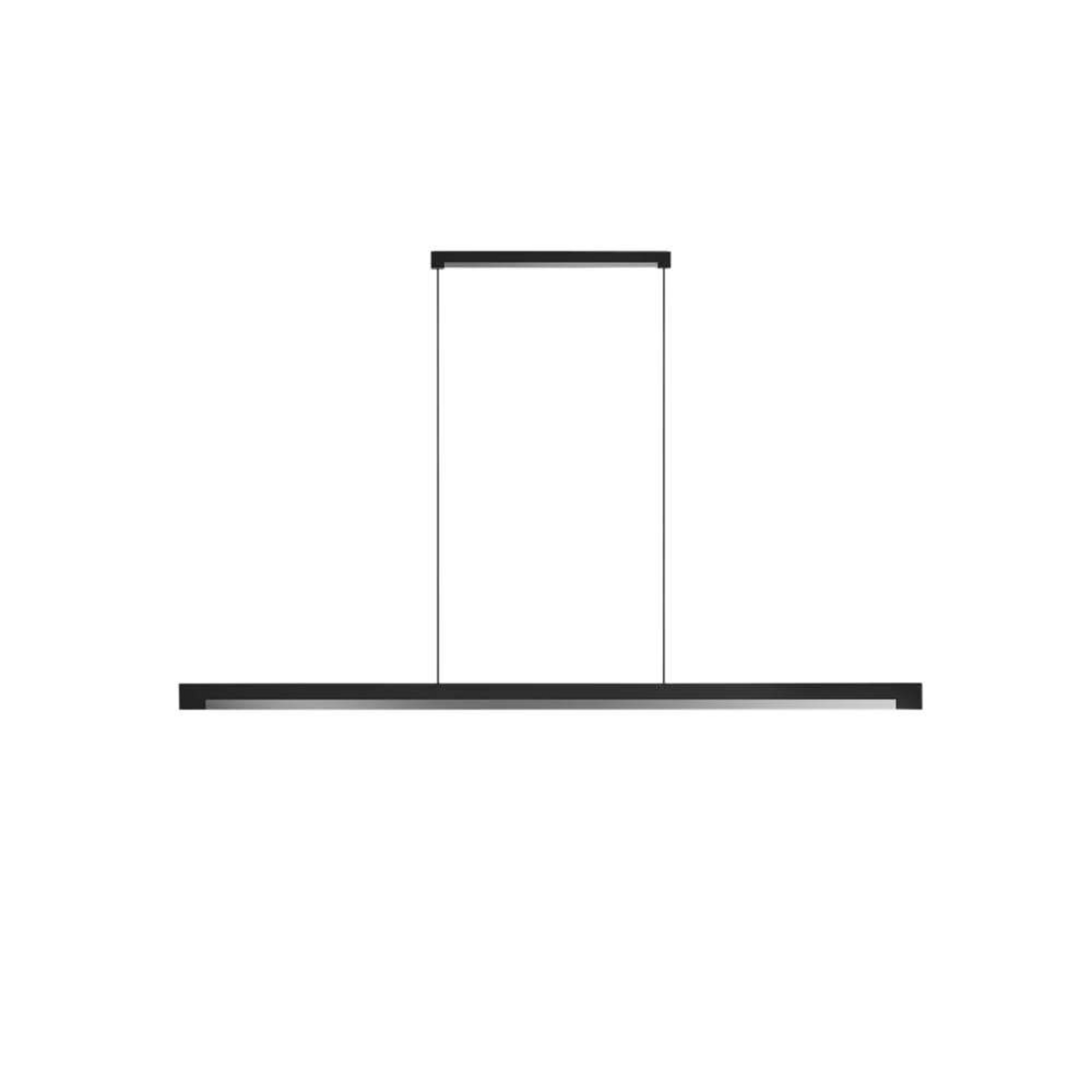 Suspension Inlay S1400 Linear, noir/argent - Light-Point