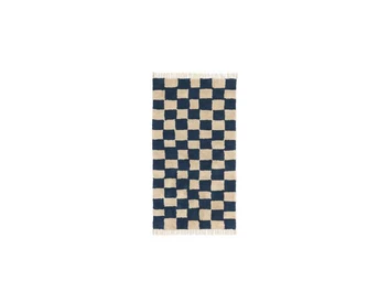 Mara Washable Teppich Deep Blue/Warm Sand - Ferm Living