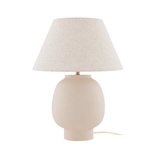 Lorenzo tafellamp beige, hoogte 46 cm - Globen Lighting
