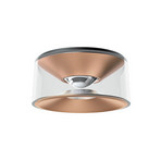 Ribag Vior LED ceiling light 230V rose gold