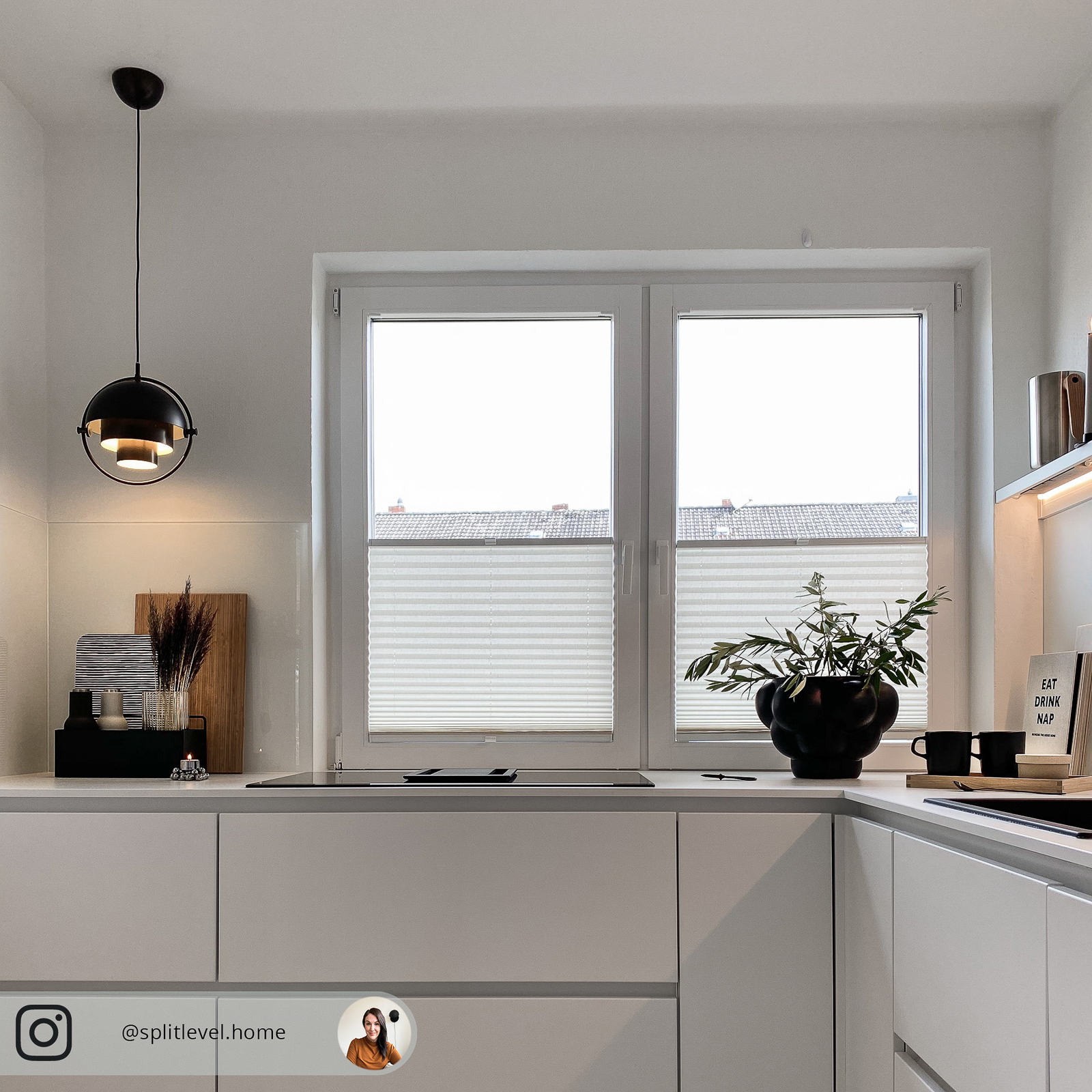 Multi-Lite Hanglamp Small Black Brass - GUBI