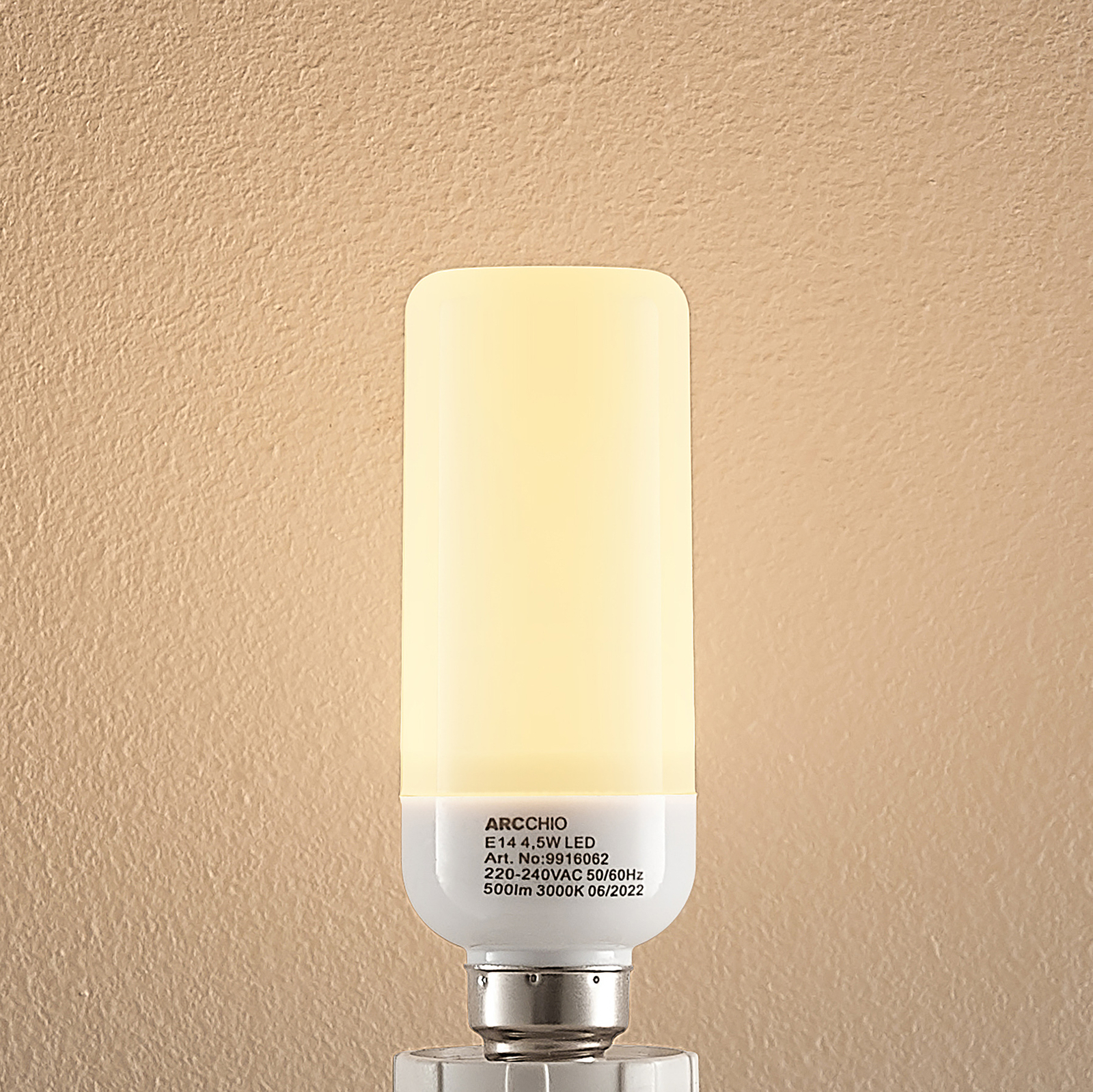 Arcchio ampoule LED tube E14 4,5 W 3 000 K