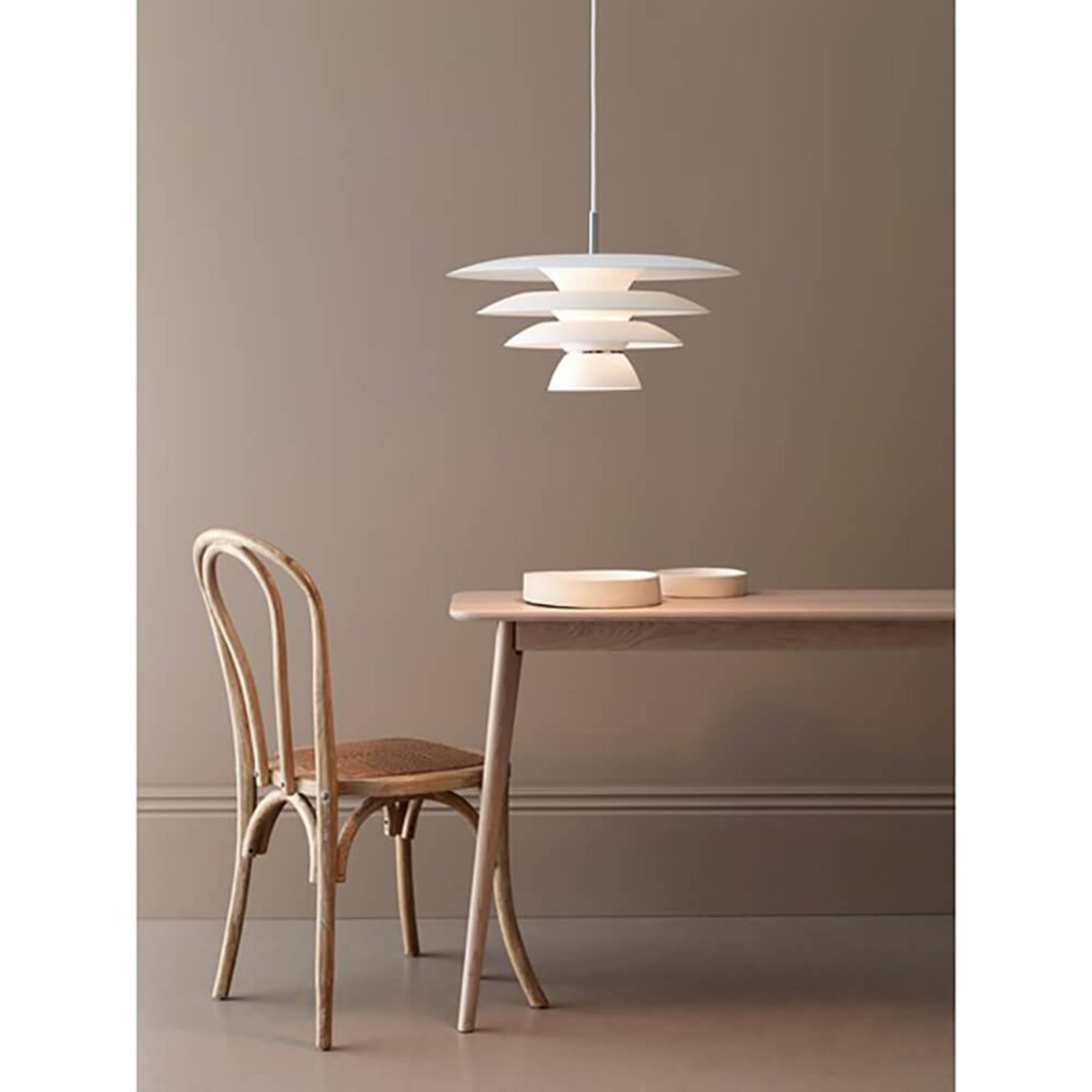 DaVinci Pendelleuchte Ø430 Matt Weiß Belid - Esszimmer - Metall