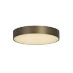 Palma LED ceiling light, bronze-coloured, Ø 25 cm, steel/acrylic