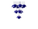 Flowerpot VP10 Lampadario Ø53 Cobalt Blue - &Tradition