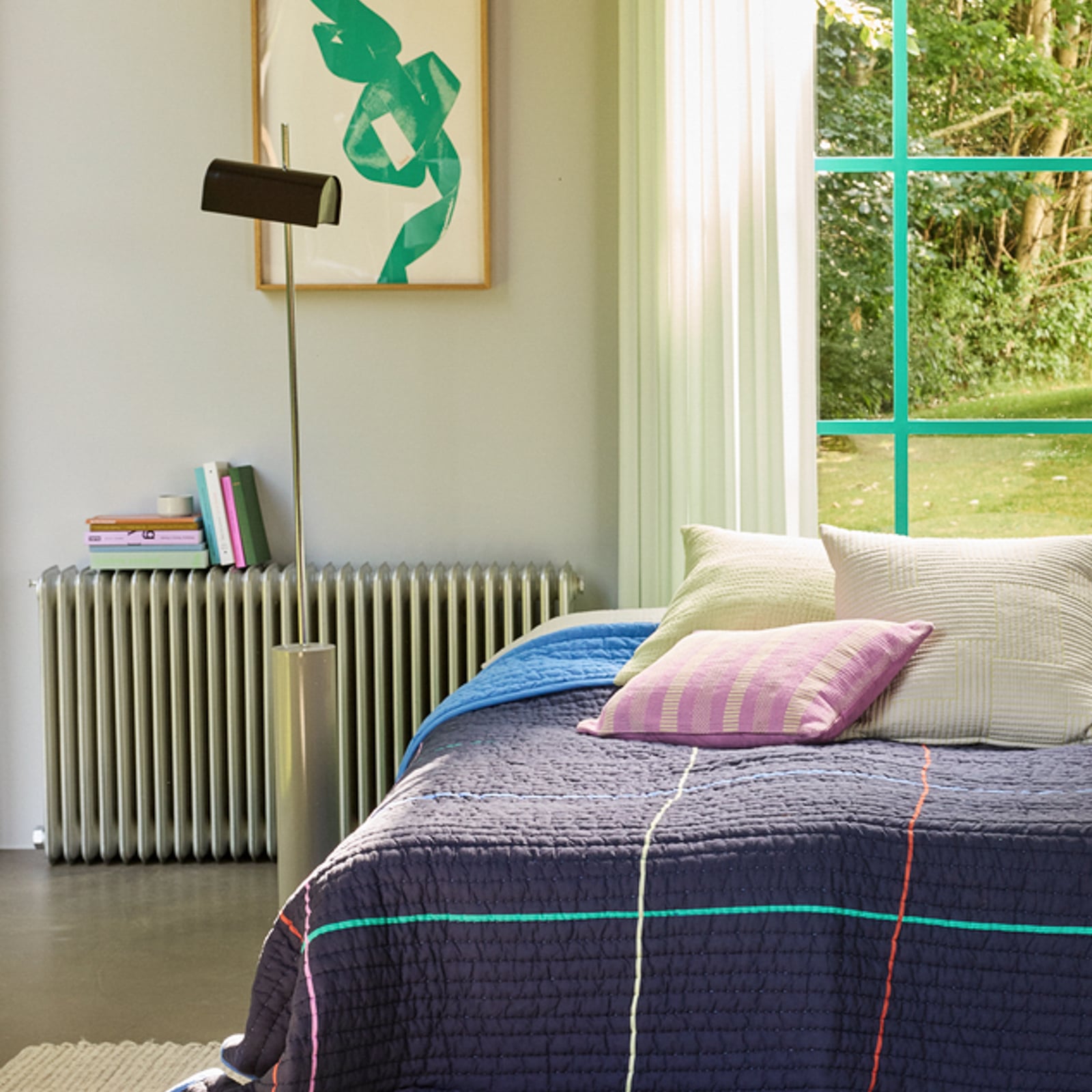 LED-Stehlampe Reflector, braun, Höhe 160 cm, Eisen