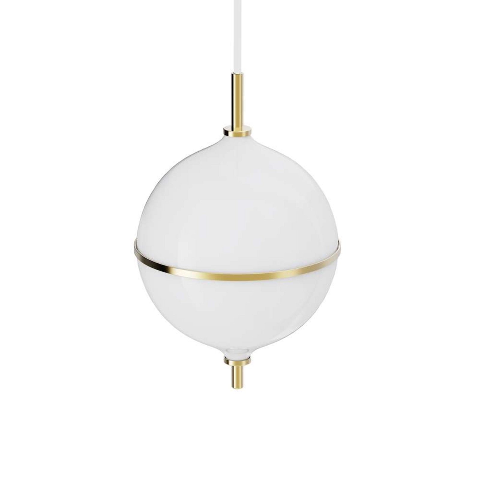 Eternal Moonlight Lustră Pendul Medium Raw Brass/Opal/White - Rebello Decor