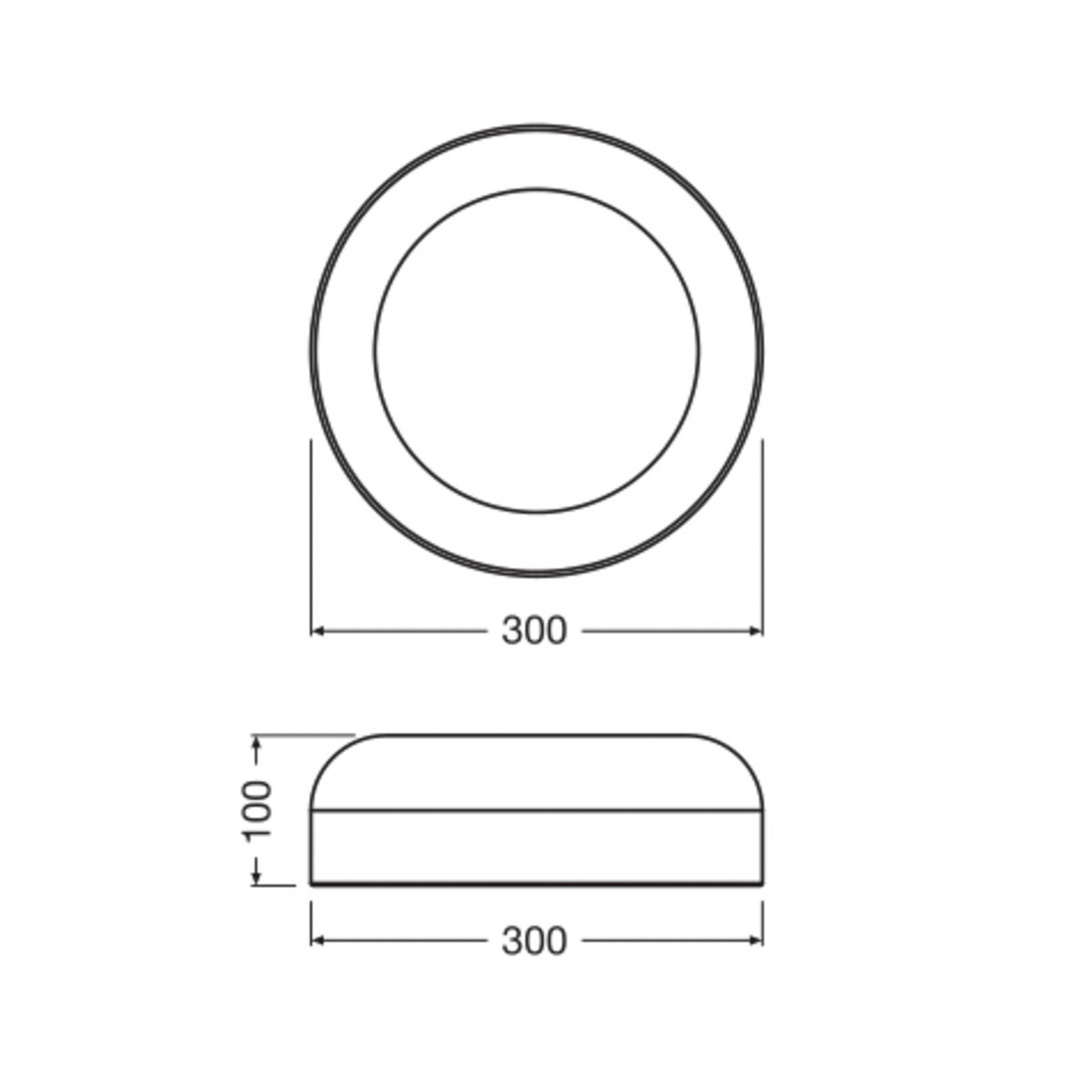 Plafonnier LED OSRAM Decor Bamboo Paper, Ø 30 cm, bambou