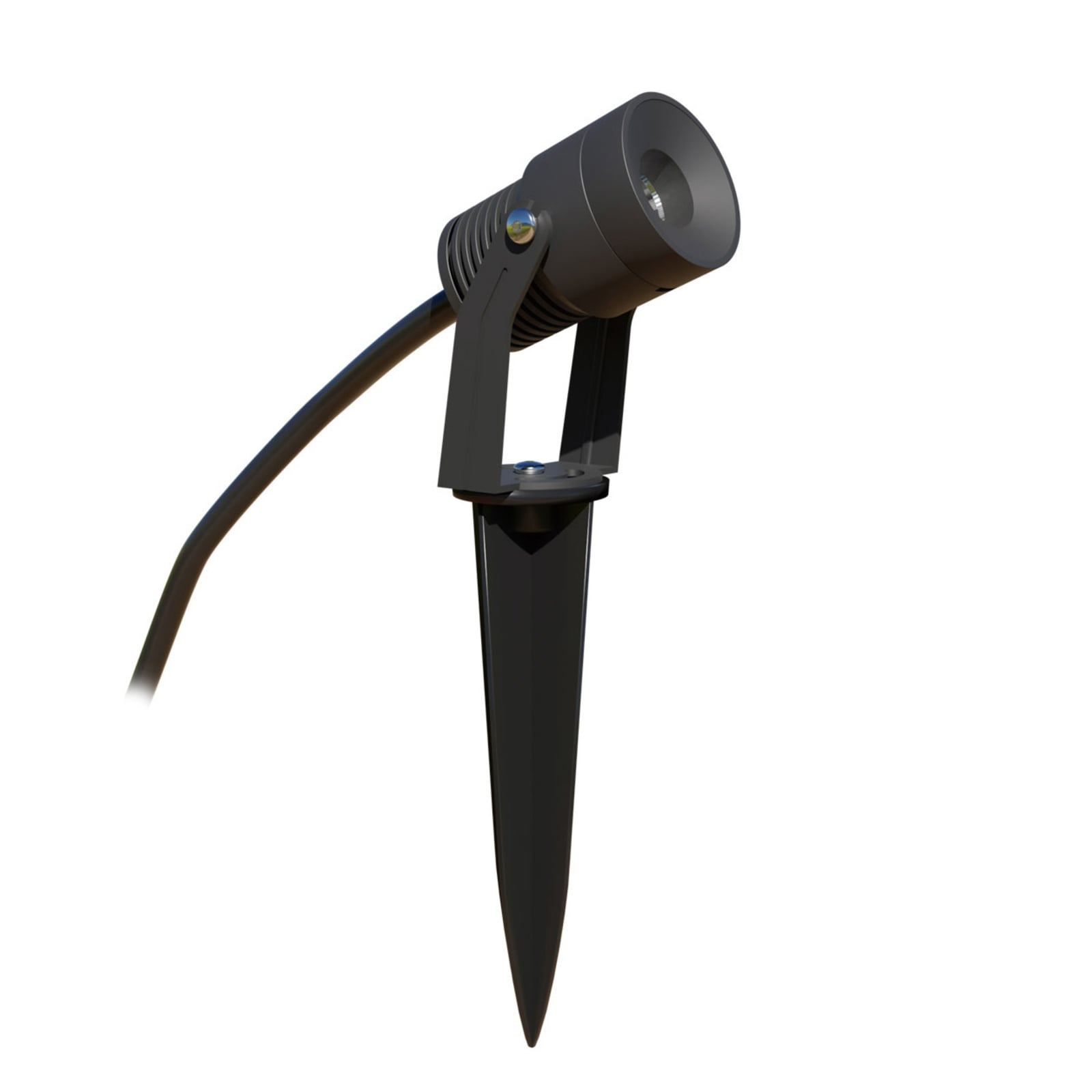 EVN Merlo LED-Gartenspot mit Erdspieß, 3.000 K