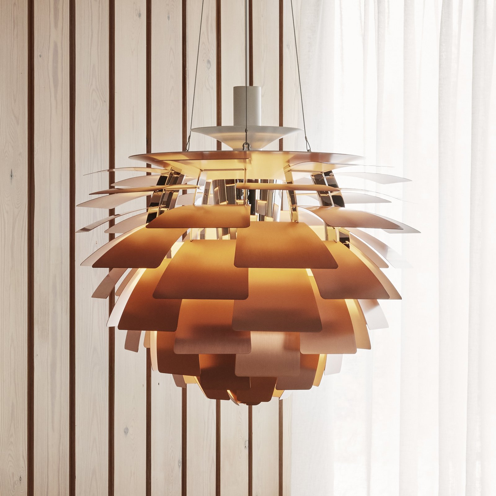 PH Artichoke Hängelampe Ø72cm kupfer 3000K - Louis Poulsen