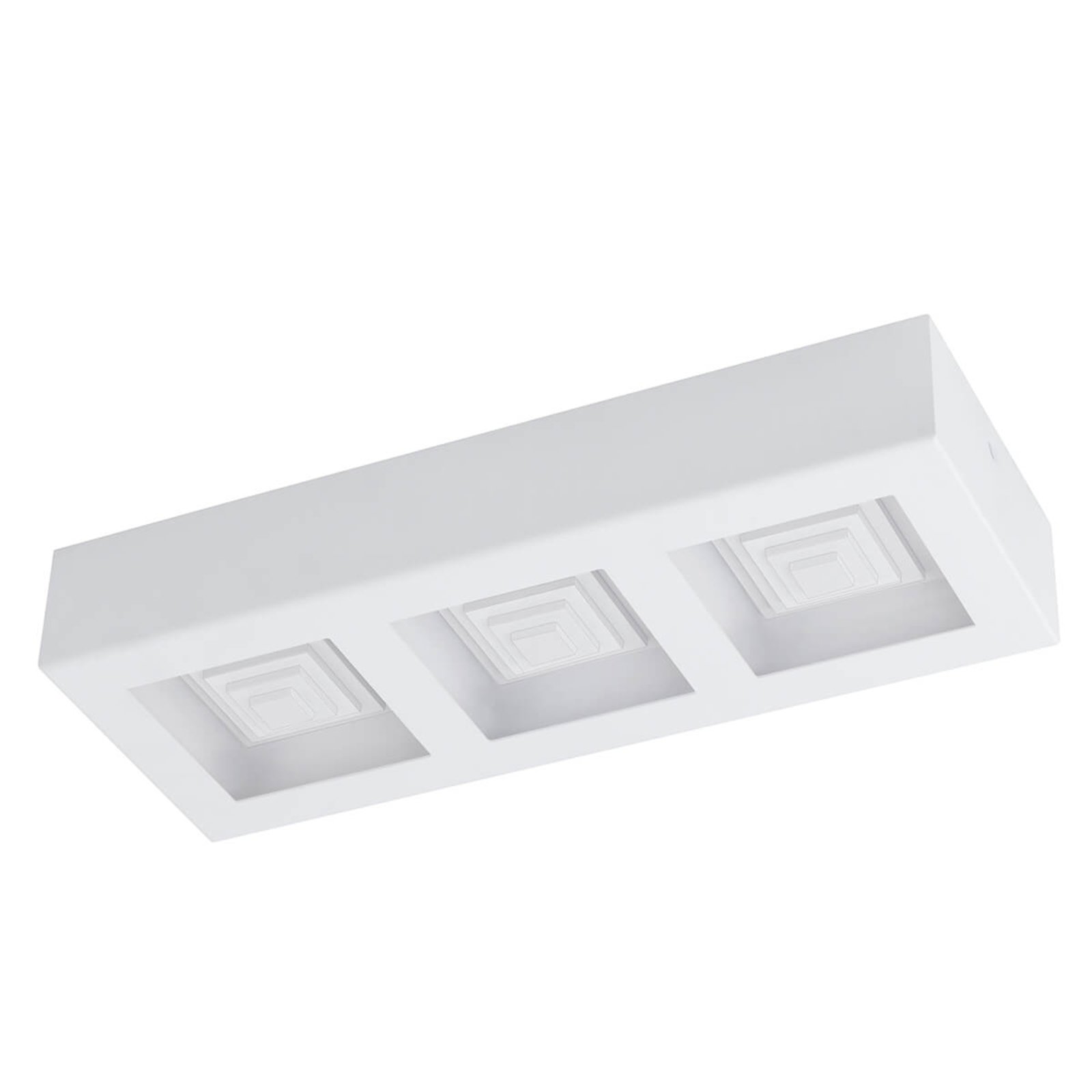 Ferreros - three-bulb LED ceiling lamp in white